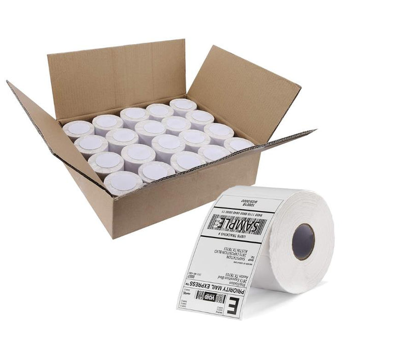 20 Rolls 4x6 Direct Thermal Shipping Labels - 250 per roll - 5000 labels